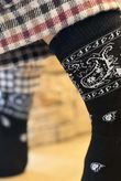 Bandana Socks Black